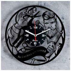 Часы настенные, серия: Интерьер: "Барбершоп", 30х30 см 3620967 Сима ленд