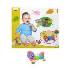 Игрушка заводная "Гусеница", 12шт в дисплейной коробке, 28,5x24x7см Junfa Toys