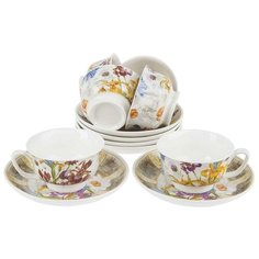 Кофейный сервиз Nouvelle Home "Ирис", 6 персон, 12 предм.