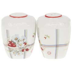 Best Home Porcelain Набор для специй "Лукошко" белый/красный