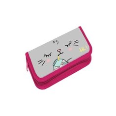 CENTRUM Пенал "Кот с молоком" 19х11х2.5 см (85184), серый