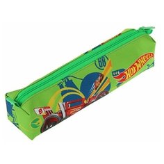 CENTRUM Пенал "Hot Wheels" 21х4.5х4.5 (89240), зеленый