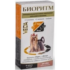 Веда биоритм витамины для собак малых пород, 0,046 кг, 52712 Veda