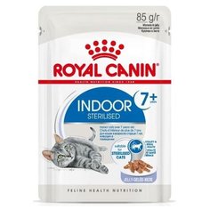 Влажный корм для стерилизованных пожилых кошек Royal Canin для живущих в помещении 18 шт. х 85 г (кусочки в желе)