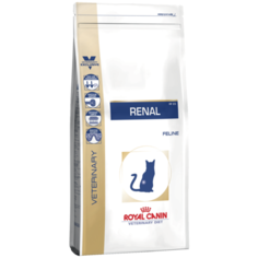 Сухой корм для кошек Royal Canin Renal, при проблемах с почками 2 шт. х 2 кг