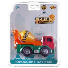 Машинка инерционная Abtoys Cпецтехника Бетономешалка мини