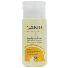 Sante Naturkosmetik Жидкость для снятия лака с апельсиновым маслом и органическим спиртом 100 мл