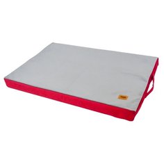 Лежак для собак и кошек ZOOexpress Ампир №3 120х80х6 см серый/бордо