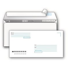 Конверт PACKPOST ForPost DL/E65 (110 х 220 мм) 1000 шт.