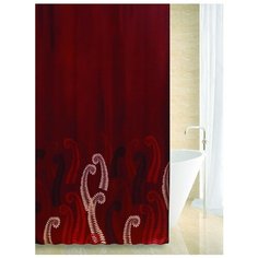 Штора для ванной Bath Plus Fernando 180х200 бордовый