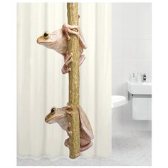 Штора для ванной Bath Plus Tree Frog 180х200 бежевый