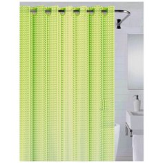 Штора для ванной BATH PLUS NFD-3D-green