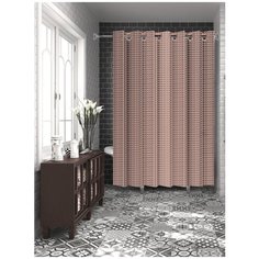 Штора для ванной BATH PLUS NFD-3D-brown
