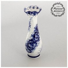 Ваза «Изящная», 9×9×26, гжель 1178770 Сима ленд