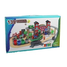 Железная дорога "Развязка с домом" 139 деталей 5454306 Сима ленд
