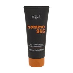 Шампунь-гель для душа мужской "Homme 365" Sante 200 мл