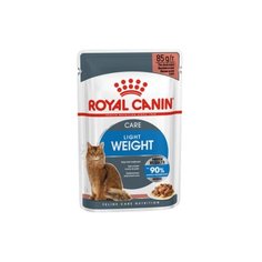 Влажный корм для кошек Royal Canin Light Weight, профилактика избыточного веса, профилактика МКБ 2 шт. х 85 г (кусочки в соусе)