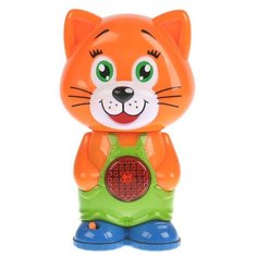 Развивающая игрушка Умка Обучающий котенок, оранжевый