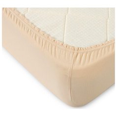 Простыня на резинке Toontex ПТ, трикотаж, 120 х 200 см, бежевый