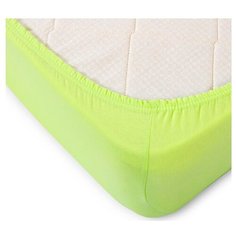 Простыня на резинке Toontex ПТ, трикотаж, 90 х 200 см, салатовый