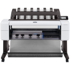 Принтер HP DesignJet T1600dr 36-in PostScript (3EK13A), черный/белый