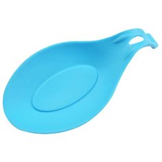 Силиконовая подставка под ложку, голубой, 19,5x9,5 см, Kitchen Angel KA-STND2-03