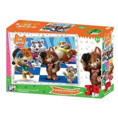 Пазл Prime 3D 44 котенка Сюжет 4, 100 элементов 13723-SBM