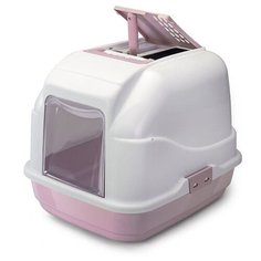 IMAC туалет-био для кошек, нежно-розовый, Easy Cat, 50х40х40 см