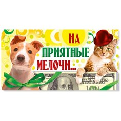 Конверт для денег Учитель На приятные мелочи (КД-209), 1 шт.