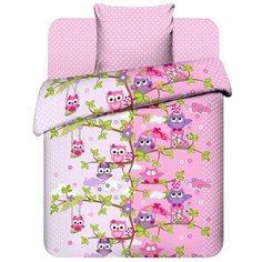 Детское постельное белье Василек 1,5-спальное "Совята"