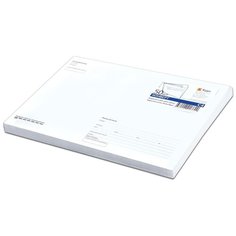 Конверты С4 (229х324 мм), клей, "Куда-Кому", 90 г/м2, КОМПЛЕКТ 50 шт., внутренняя запечатка, 162.50С Курт