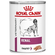 Влажный корм для собак Royal Canin Renal при заболеваниях почек 10 шт. х 410 г