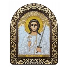 Набор для вышивания бисером Nova sloboda "Ангел Хранитель" 13,5 х 17 см, арт. СН5030