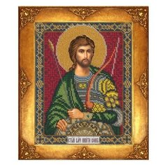 Набор для вышивания бисером "Святой Никита", Русская искусница, 18 х 22,5 см, арт. 356