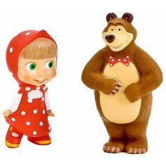 Набор для ванной Играем вместе Маша и медведь (3R-35RMM) красный/коричневый