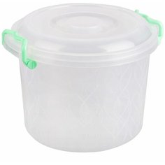 Альтернатива Контейнер с ручками М098 8л, 27.7x30.3 см, прозрачный Alternativa