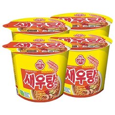 Лапша быстрого приготовления Сэутан креветочная Ottogi, чашка 110 г х 4 шт