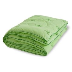 Одеяло теплое Легкие сны "Бамбук", 172*205 см, поплин, салатовый