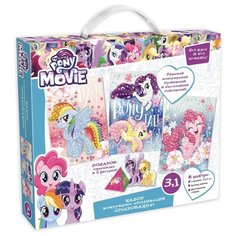 Алмазная мозаика My Little Pony "Очарование", 3 картины, 17х23 см, ORIGAMI, 03194