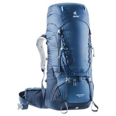 Трекинговый рюкзак deuter Aircontact 55+10, midnight-navy