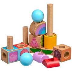 Сортер-пирамидка "Фигуры и эмоции" Lucy & Leo