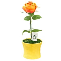 ENS GROUP Искуственный цветок Чайная Роза br59439 (12х33 см)
