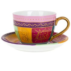 Best Home Porcelain Чайная пара Пэчворк br59528 (220 мл)