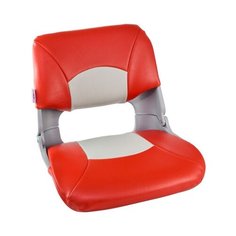 Кресло складное мягкое SKIPPER, цвет серый/красный Springfield