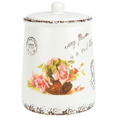 ENS GROUP Банка для сыпучих Персиковая Роза br60028 (12х18 см)