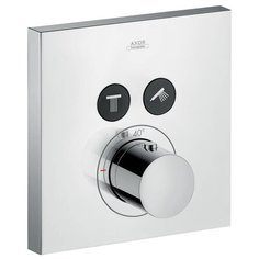 Смеситель Axor ShowerSelect 36715000 для душа встраиваемый, термостат, 2 потребителя, хром