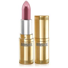 LUXVISAGE помада для губ перламутровая с глянцевым блеском, оттенок 21 лилово-коричневый с перламутром