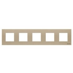 Рамка 5п ABB2CLA227500N1901 Zenit, шампань