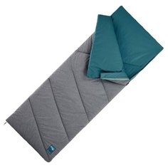Мешок спальный для кемпинга из хлопка ARPENAZ 10° бирюзовый COTON QUECHUA X Декатлон Decathlon