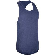 Майка стрингер для бодибилдинга синяя, размер: M, цвет: Ночной Индиго DOMYOS Х Декатлон Decathlon